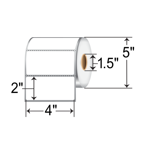 SATO 4x2  TT Label [Perforated] SR15LT-10154