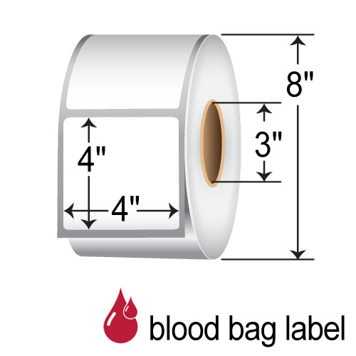 Honeywell 4x4 Polyester TT Label [Blood Bag] DBB-400400P38