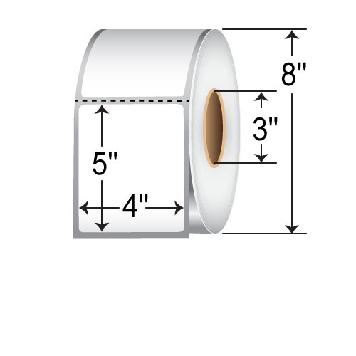 Barcodefactory 4x5  TT Label [Perforated] RT-4-5-1200-3