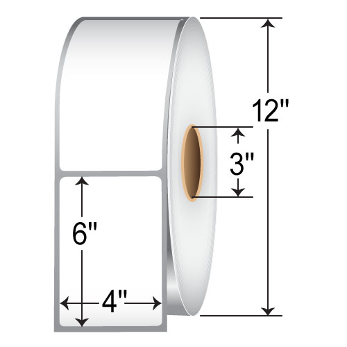 SATO 4x6 DT Label [Non-Perforated] SR30LD-20027