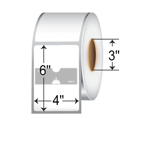 Zebra Z-Perform 1500T 4x6 RFID Label [Non-Perforated] 10038996