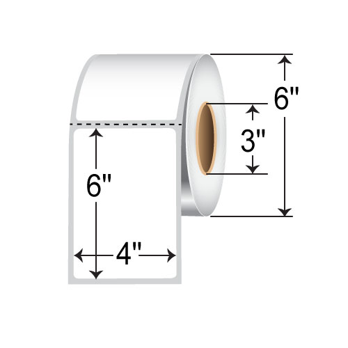 Barcodefactory 4x6  DT Label [Perforated] L-DT-40601PA