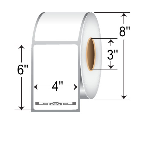 Thermamark 4" x 6" Thermal Transfer RFID Label 4297695