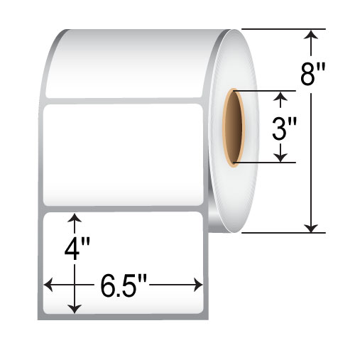 BarcodeFactory 6.5x4 TT Labels [Non-Perforated] 623147