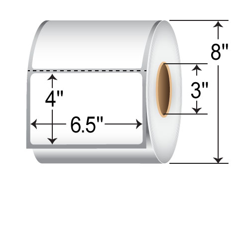 Barcodefactory 6.5x4  TT Label [Perforated] RT-65-4-1500-3