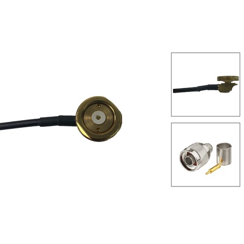 RFMAX 3/4 Inch Brass Thru-Hole NMO Mount RNMOT-58U-SNM-B-17