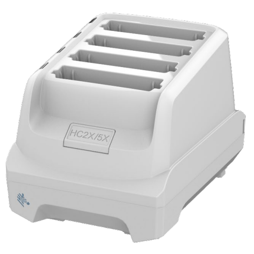 Zebra HC20/HC50 Healthcare 4-SLOT Battery Charger [White] SAC-HC2L5L-4SCHG