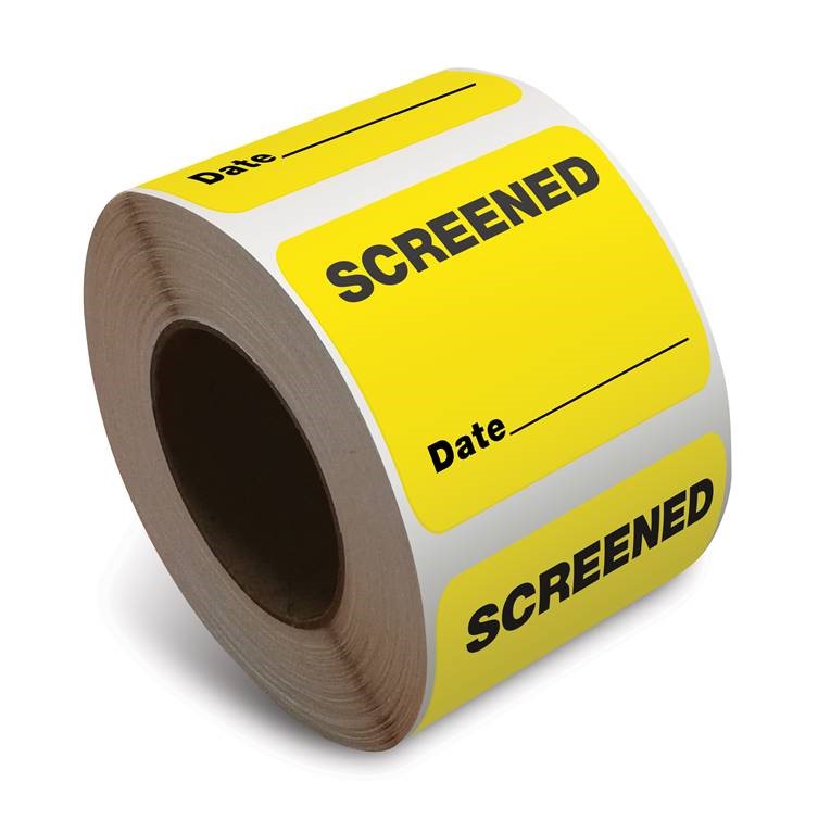 Threshold Screening Identification Stickers VXS-SK-1RL