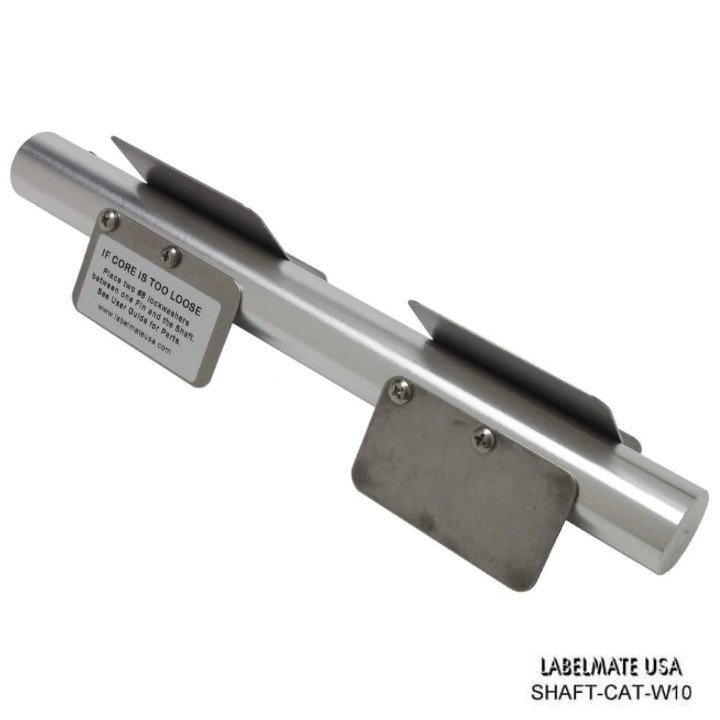 Labelmate SHAFT-TC-W10 10” Wide Standard Fin-style Rewind Shaft SHAFT-TC-W10