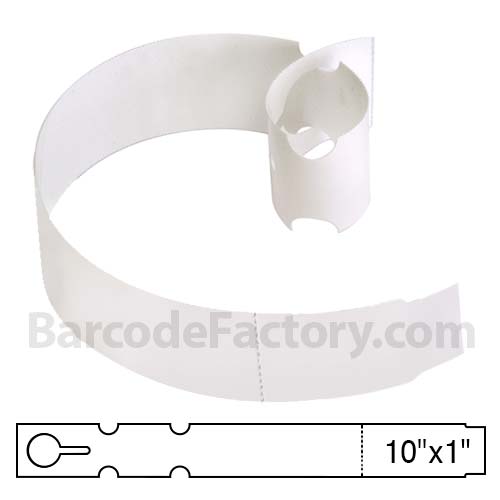 Sato 10x1 Thermal White Tree Wrap Tags TT10014