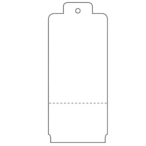 Sato 4 3/4 x 2 Hang Tag w/ Tearoff TT2052T