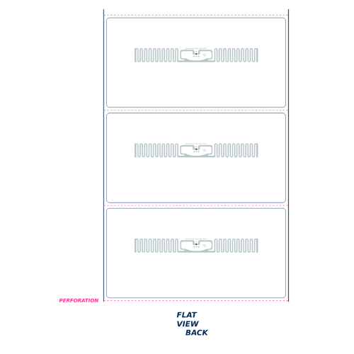 BarcodeFactory 4 x 2 EOS-430 M730 RFID Label [ARC Approved] TT42-P-RFID-EOS430-BAR