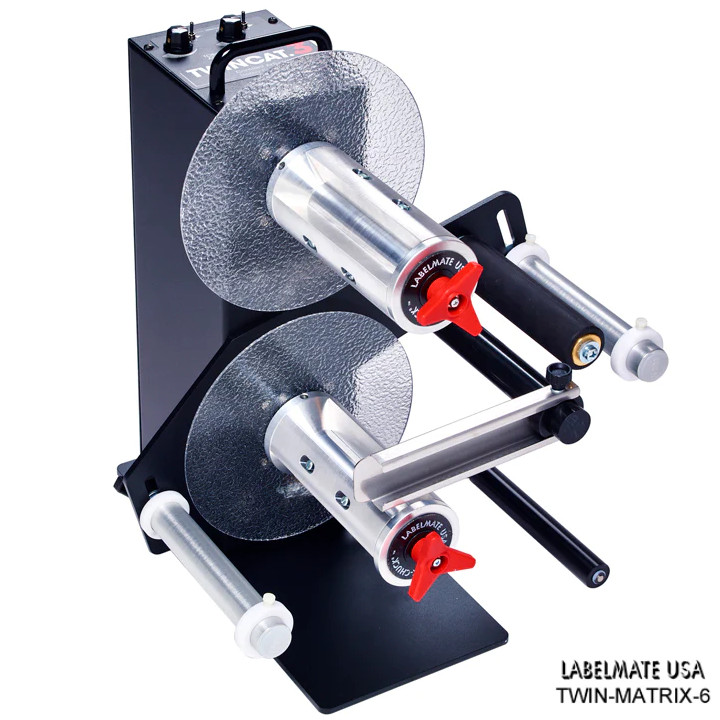 Labelmate TWIN-MATRIX-6 In-Line Matrix Removal Rewinder [Media up to 6.5" wide] TWIN-MATRIX-6