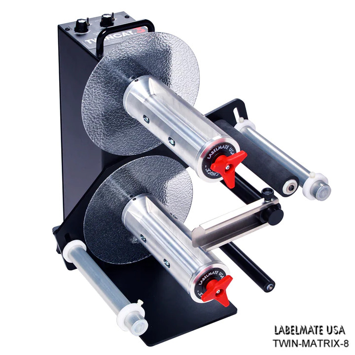 Labelmate TWIN-MATRIX-8 In-Line Matrix Removal Rewinder [Media up to 8.5" wide] TWIN-MATRIX-8