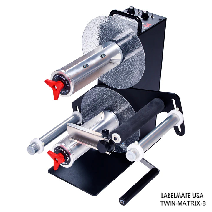 Labelmate TWIN-MATRIX-8 In-Line Matrix Removal Rewinder [Media up to 8.5" wide] TWIN-MATRIX-8