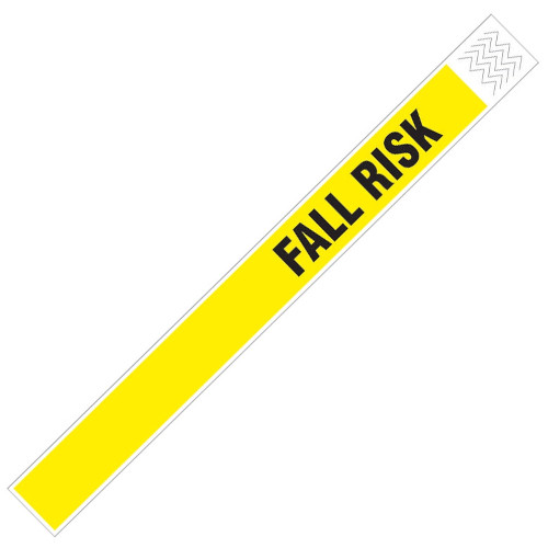 Zebra Alert Wristbands [Non-Perforated] TY-FALLRISK