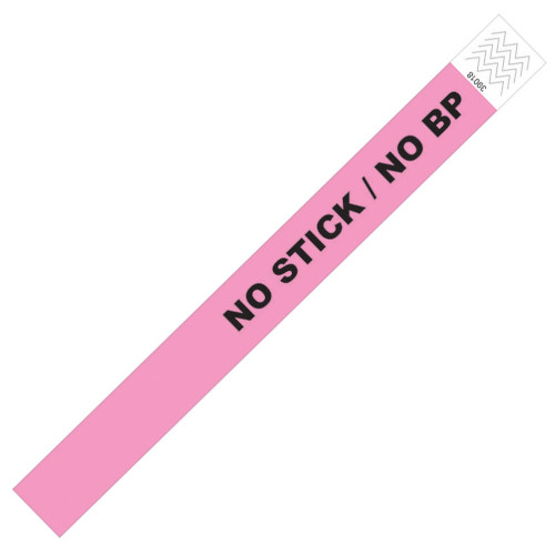 Zebra Labels 1x10   Wristband [Pink] TY-NOSTICKNOBP