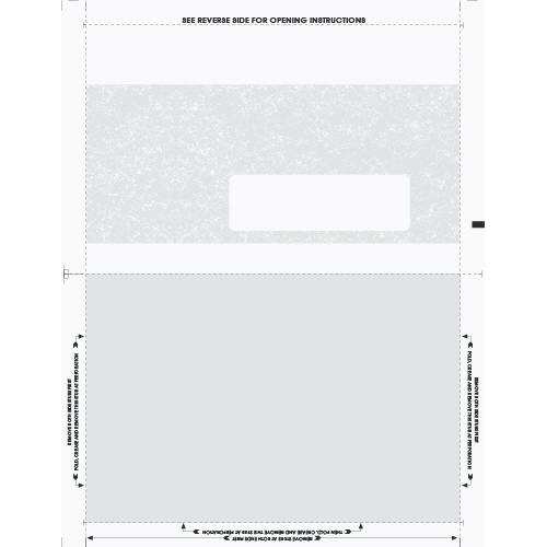 Blank Face All Purpose with Address Area on Back Pressure Seal Form V81100