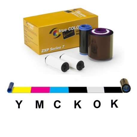Zebra YMCKOK Color Ribbon for ZXP7