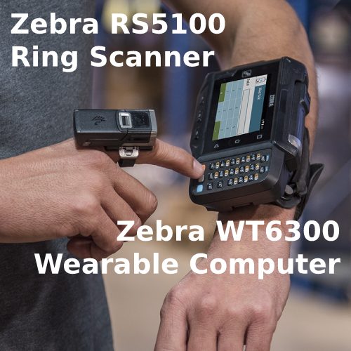 Zebra RS5100 Ring Barcode Scanner RS51C0-LNNMWR