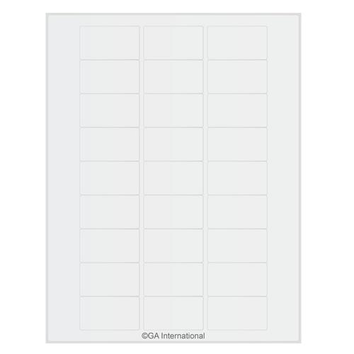 LabTAG 2" x 1.125" Autoclave Labels (8.5″ x 11″ Sheet Size) AKA-63WH