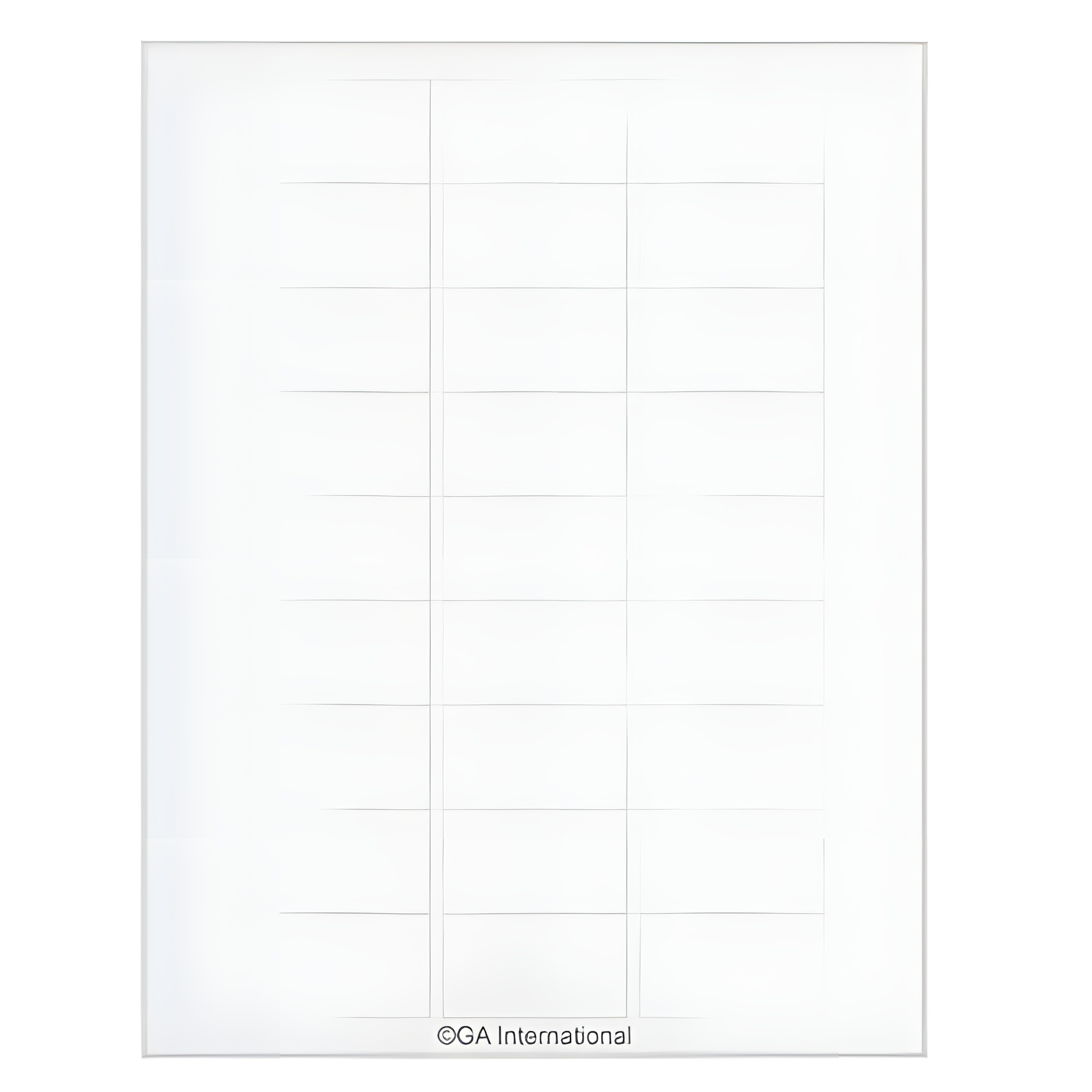 LabTAG 2" x 1.125" Autoclave Labels (8.5″ x 11″ Sheet Size) AKA-63WH