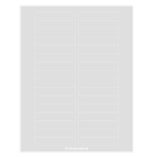 LabTAG 3" x 0.625" Autoclave Labels (8.5″ x 11″ Sheet Size) ALTR-116WH