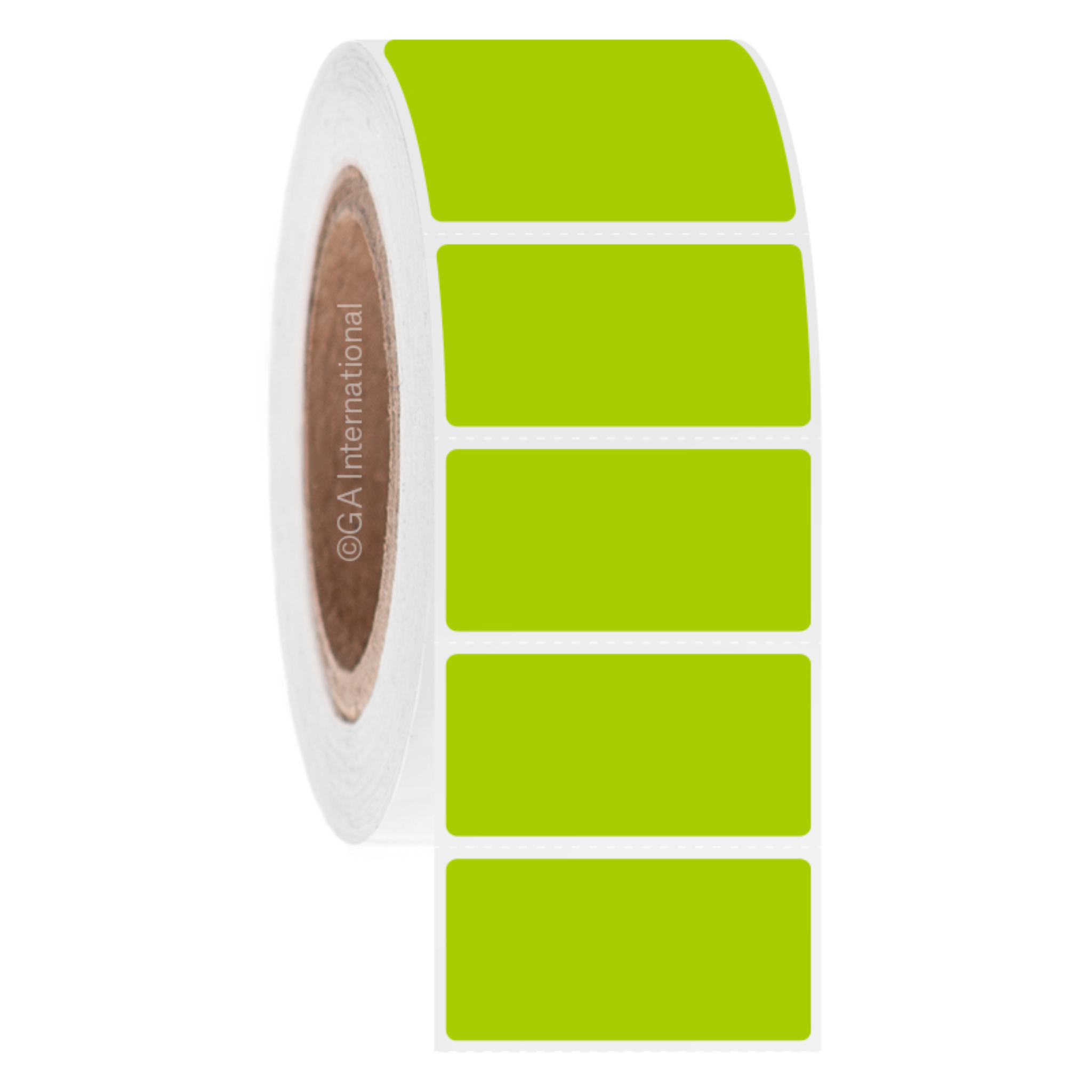 LabTAG 2" x 1" Solvent-Resistant Labels (Green Apple) AUC-28C3-3GA