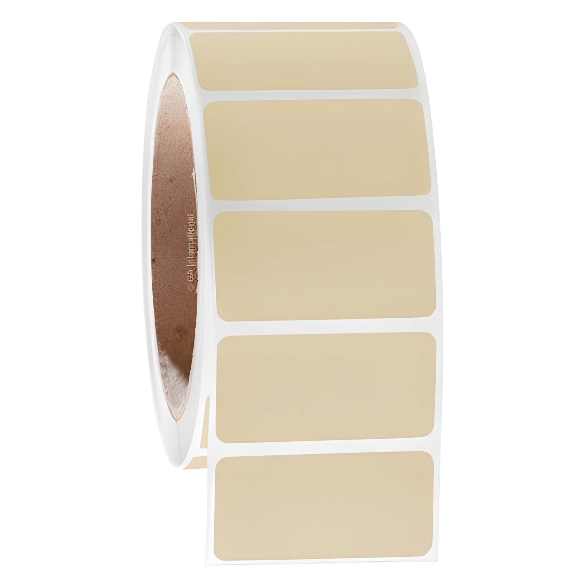 LabTAG 2" x 1" TT Beige Metal Rack Labels AWB-28C3-1BE