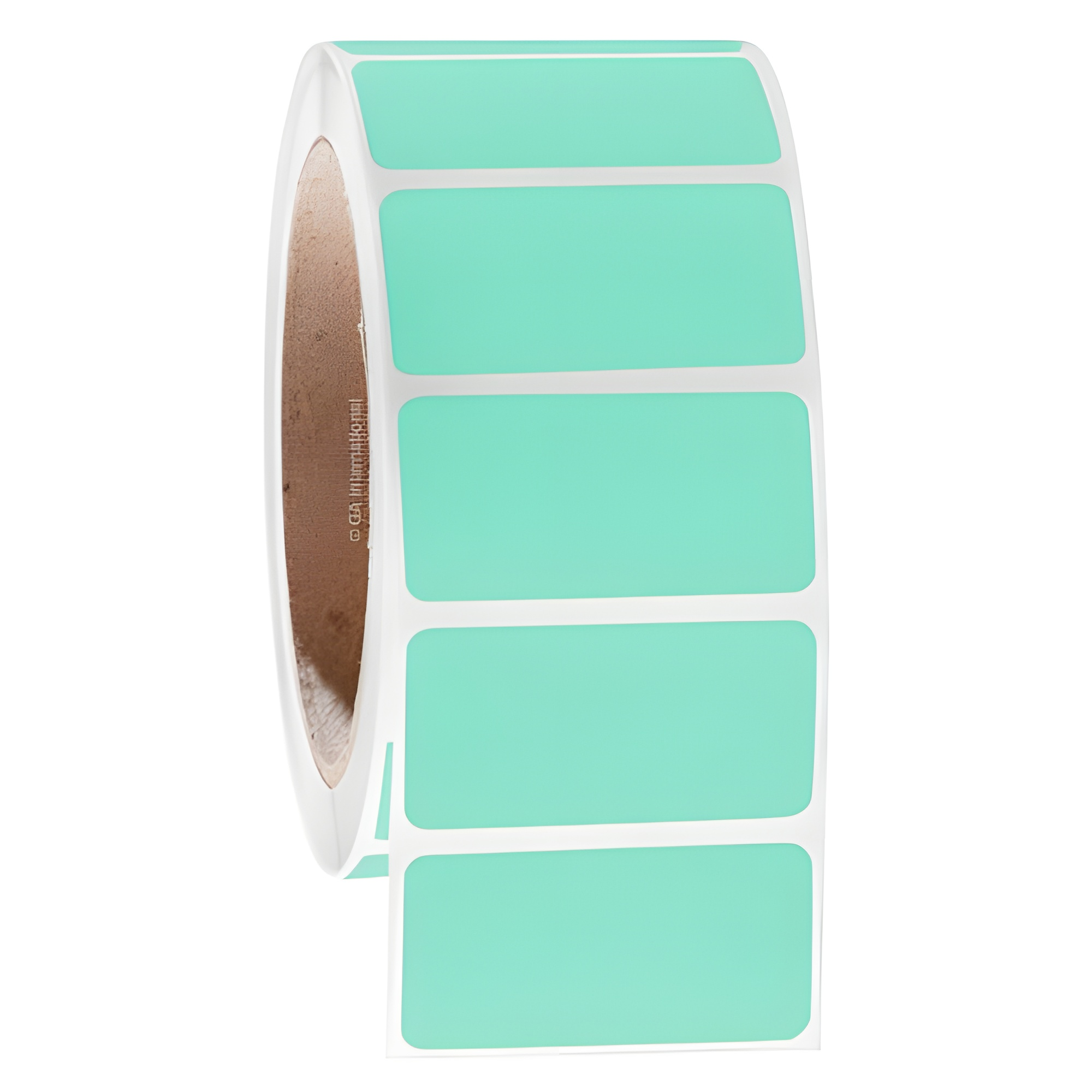 LabTAG 2" x 1" TT Green Metal Rack Labels AWB-28C3-1MT