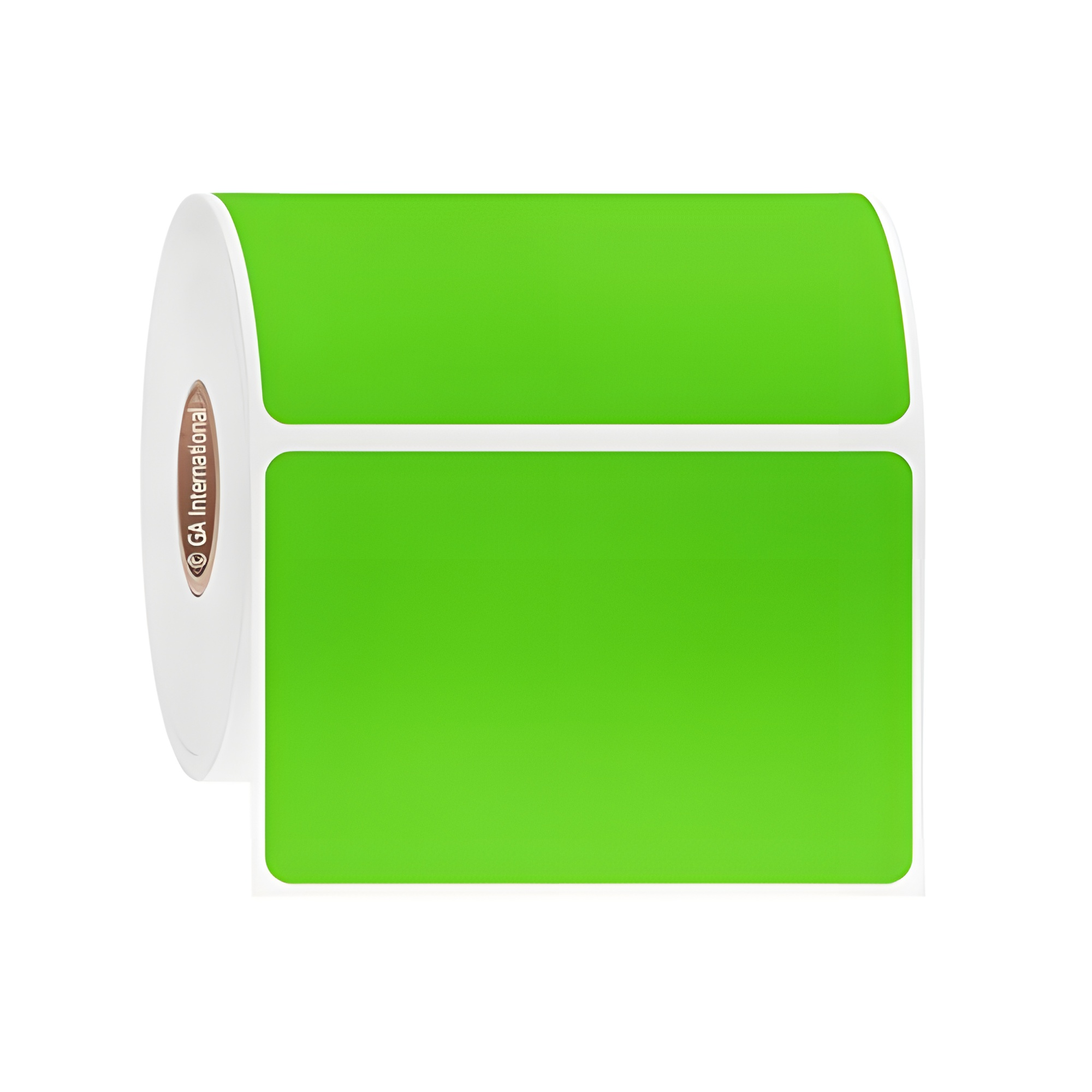 LabTAG 3" x 2" TT Green Metal Rack Labels AWB-56C1-1GA
