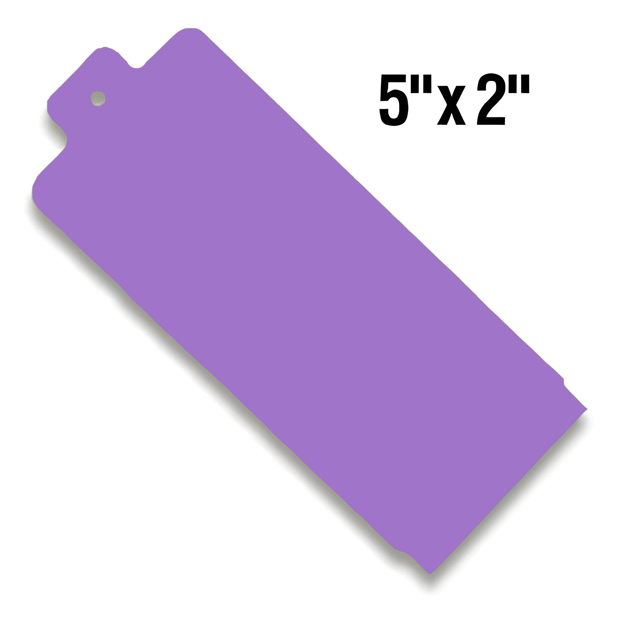 BarcodeFactory 5x2 Thermal Hang Tag BAR-HP5X2-PU