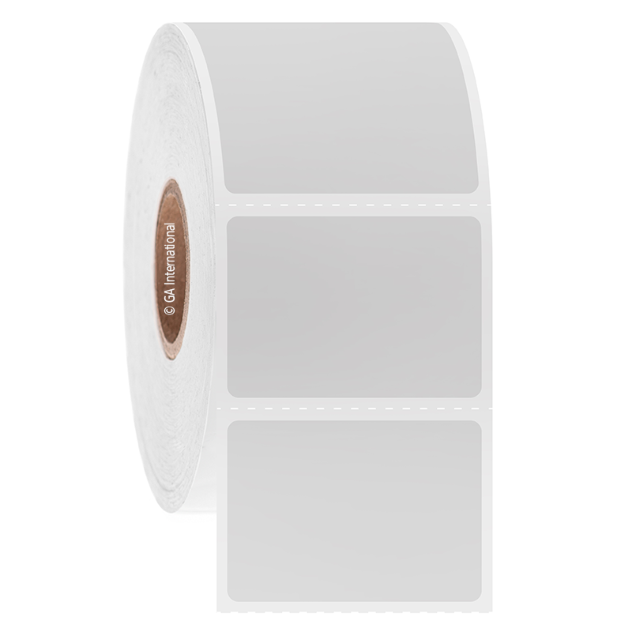 LabTAG 1.4" x 1" Blackout Deep-Freeze Labels (White) BOC-243C1-1WH