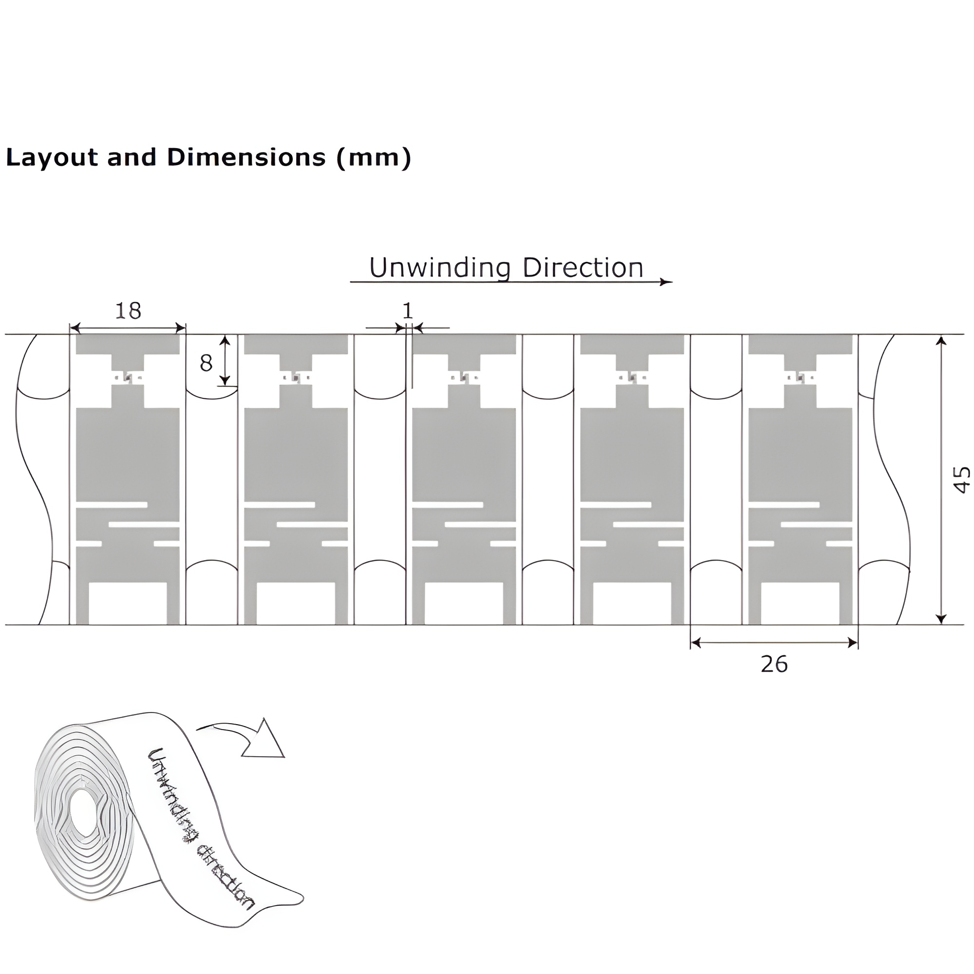 Tageos 1.77x0.708 On-Metal Printable Labels BT514-R6P