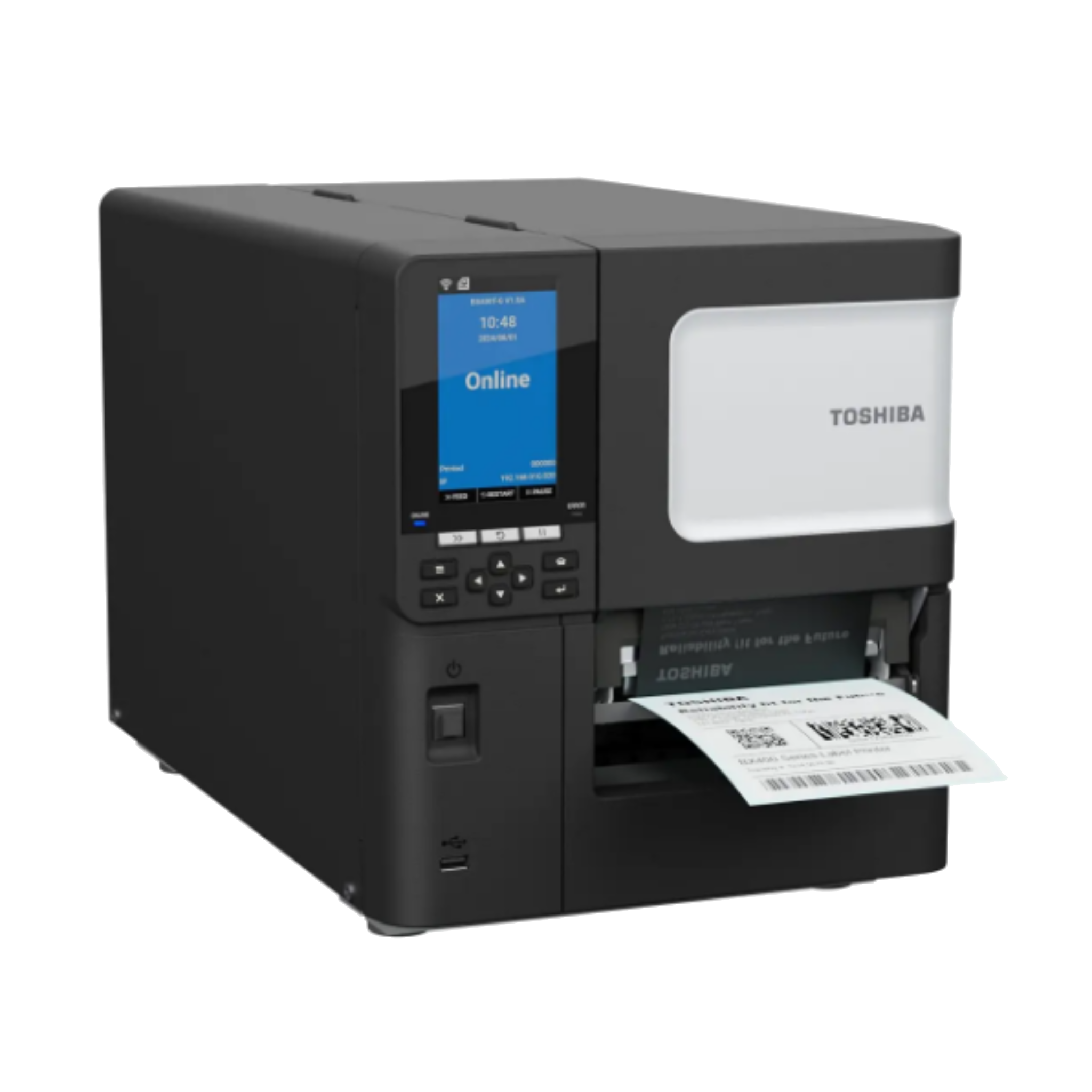Toshiba BX410T TT Industrial Printer [203dpi, Cutter, Ribbon Save] BX410TGS02DS01C