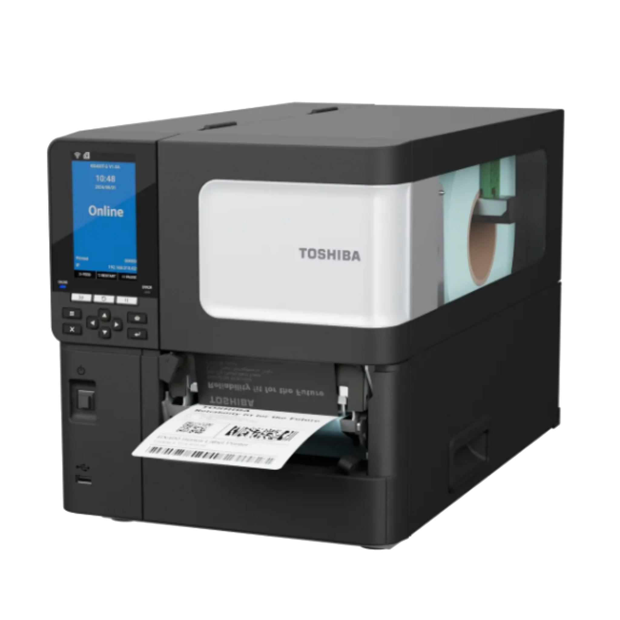Toshiba BX410T TT Industrial Printer [203dpi, Cutter, Ribbon Save] BX410TGS02DS01C