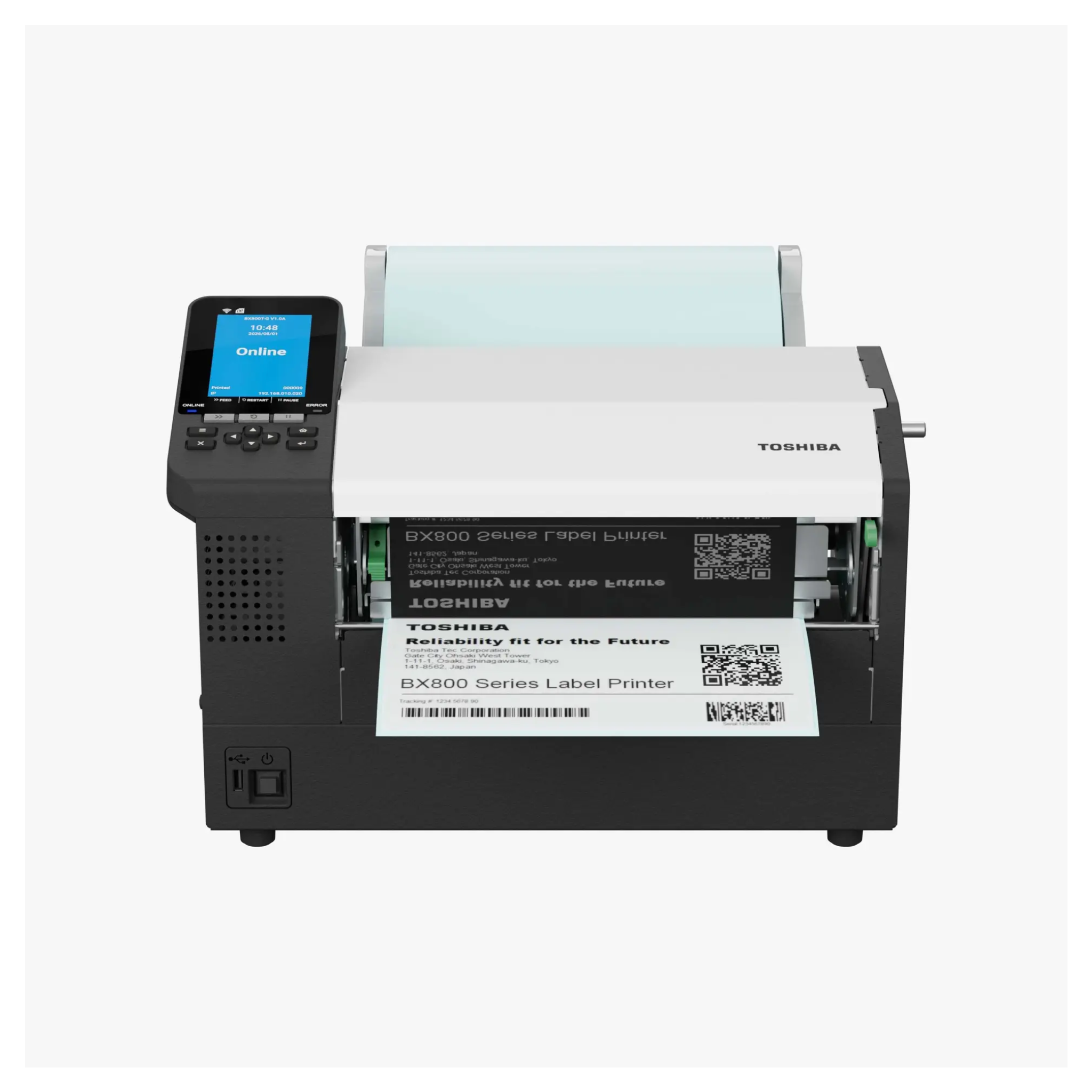 Toshiba BX820T TT Printer [300dpi, Ethernet, WiFi, Cutter] BX820T-3CA