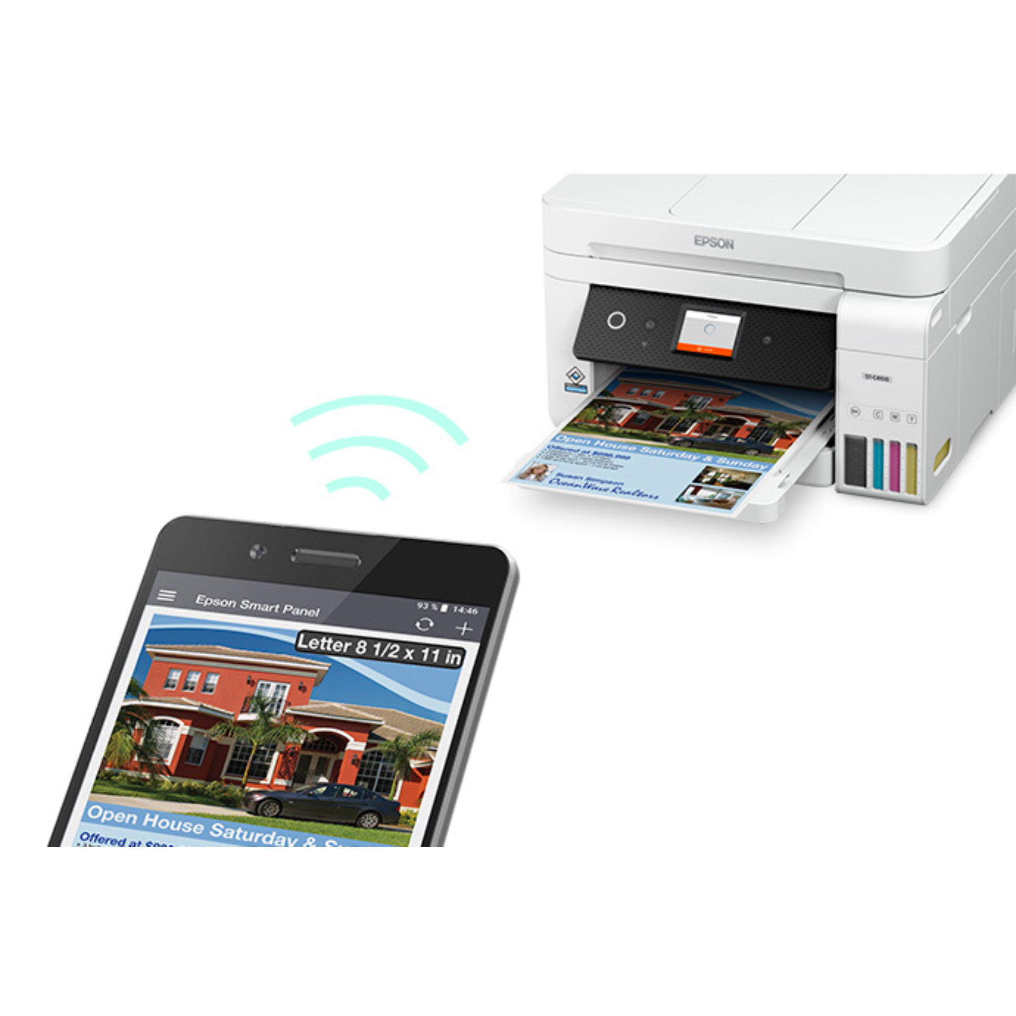 Epson WorkForce ST-C4100 Supertank Color Printer C11CJ60203