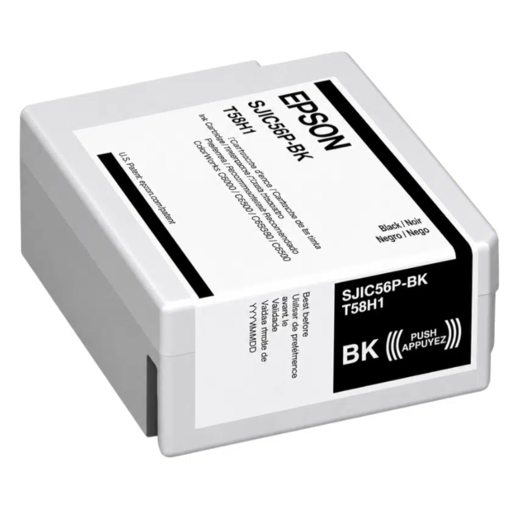 Epson SJIC56P 40ML Black Gloss Ink Cartridge [CW-D3800] C13T58H120