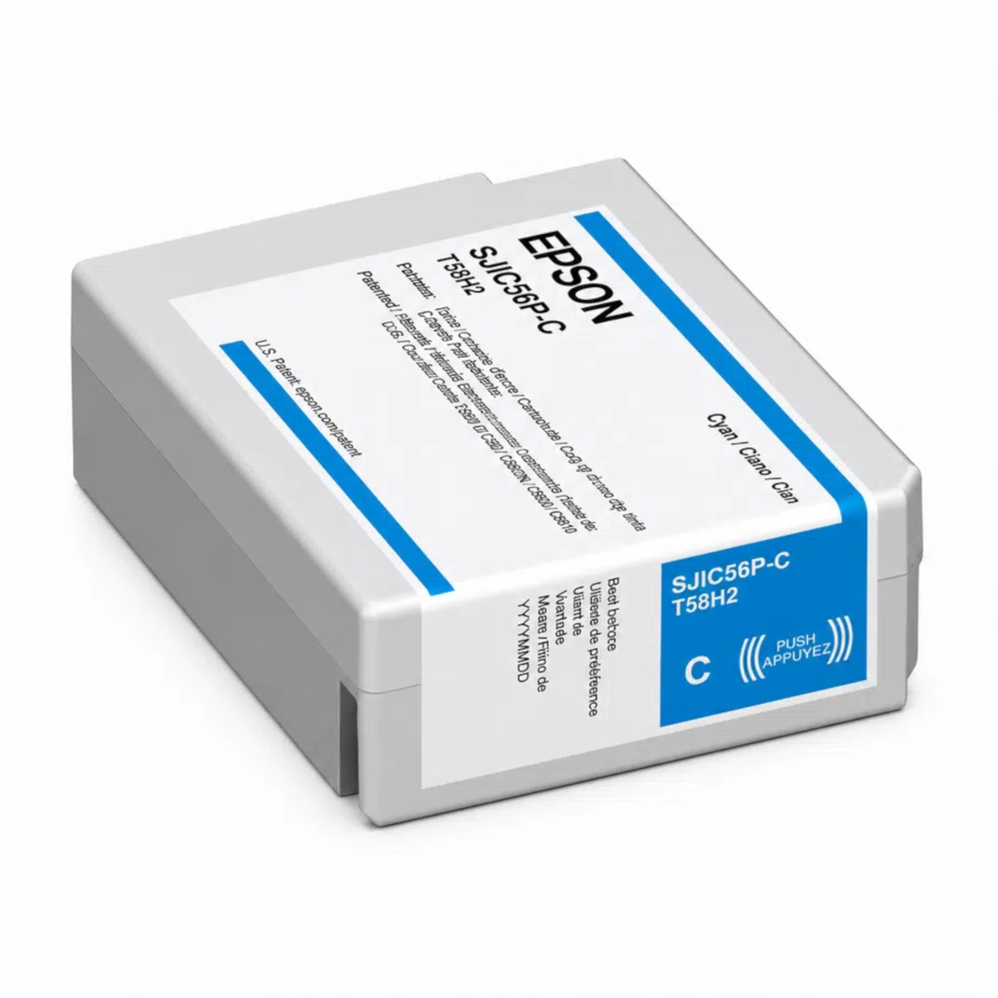Epson SJIC56P 40ML Cyan Ink Cartridge [CW-D3800] C13T58H220