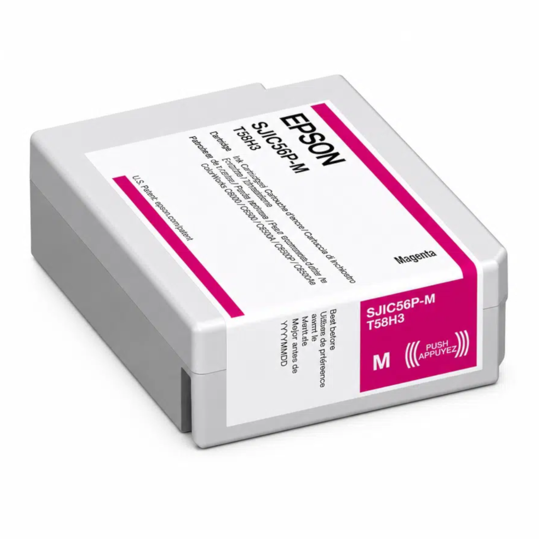 Epson SJIC56P 40ML Magenta Ink Cartridge [CW-D3800] C13T58H320