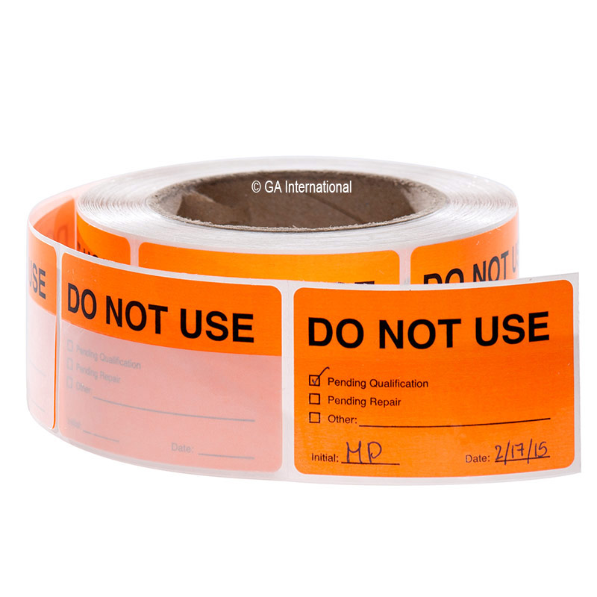 LabTAG 2" x 3" Removable Self-Laminating Calibration Labels CALA-006-0.25R