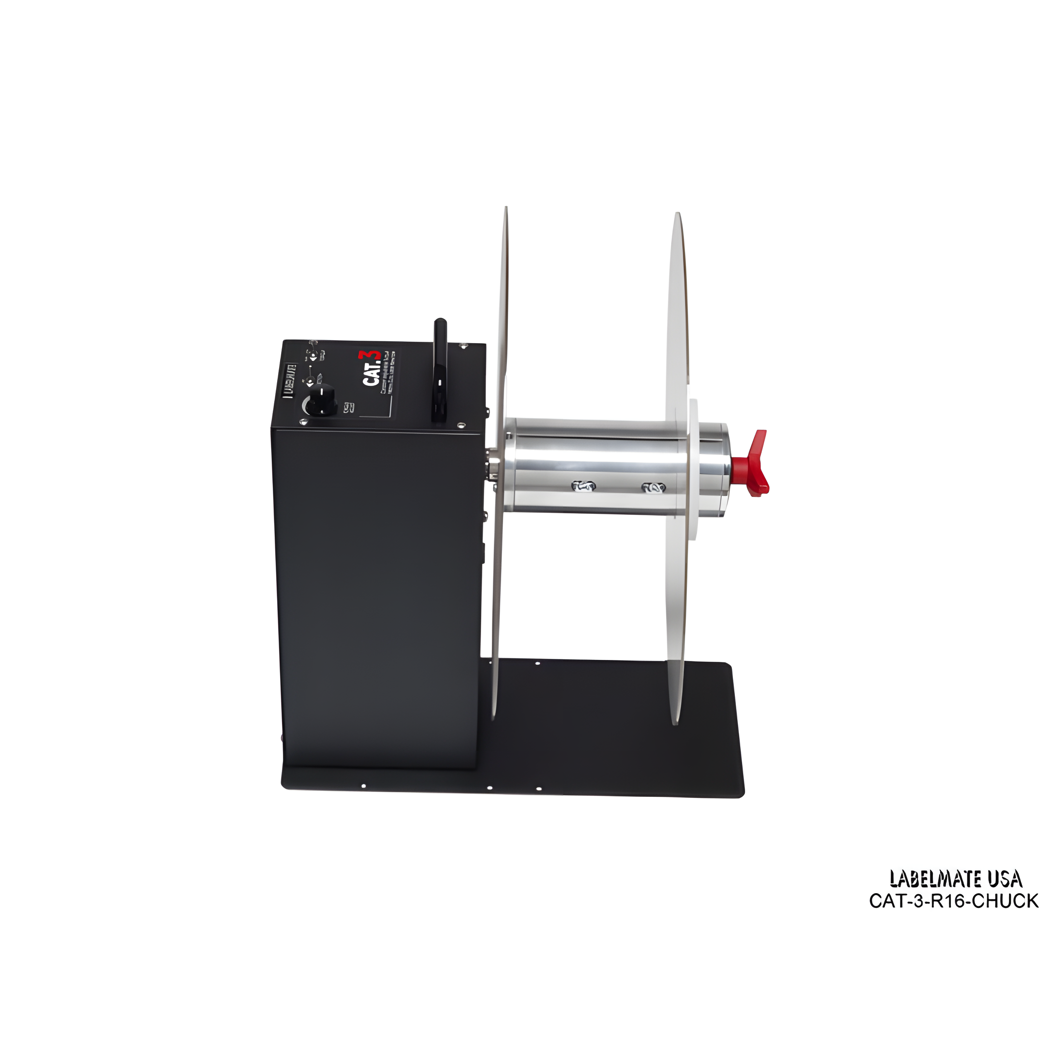 Labelmate CAT-3-R16-CHUCK Standard Heavy-Duty Rewinder [6.5"] CAT-3-R16-CHUCK