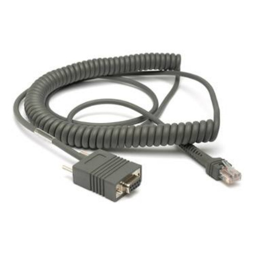 Zebra RS232 12ft Coiled Cable CBA-R03-C12PAR