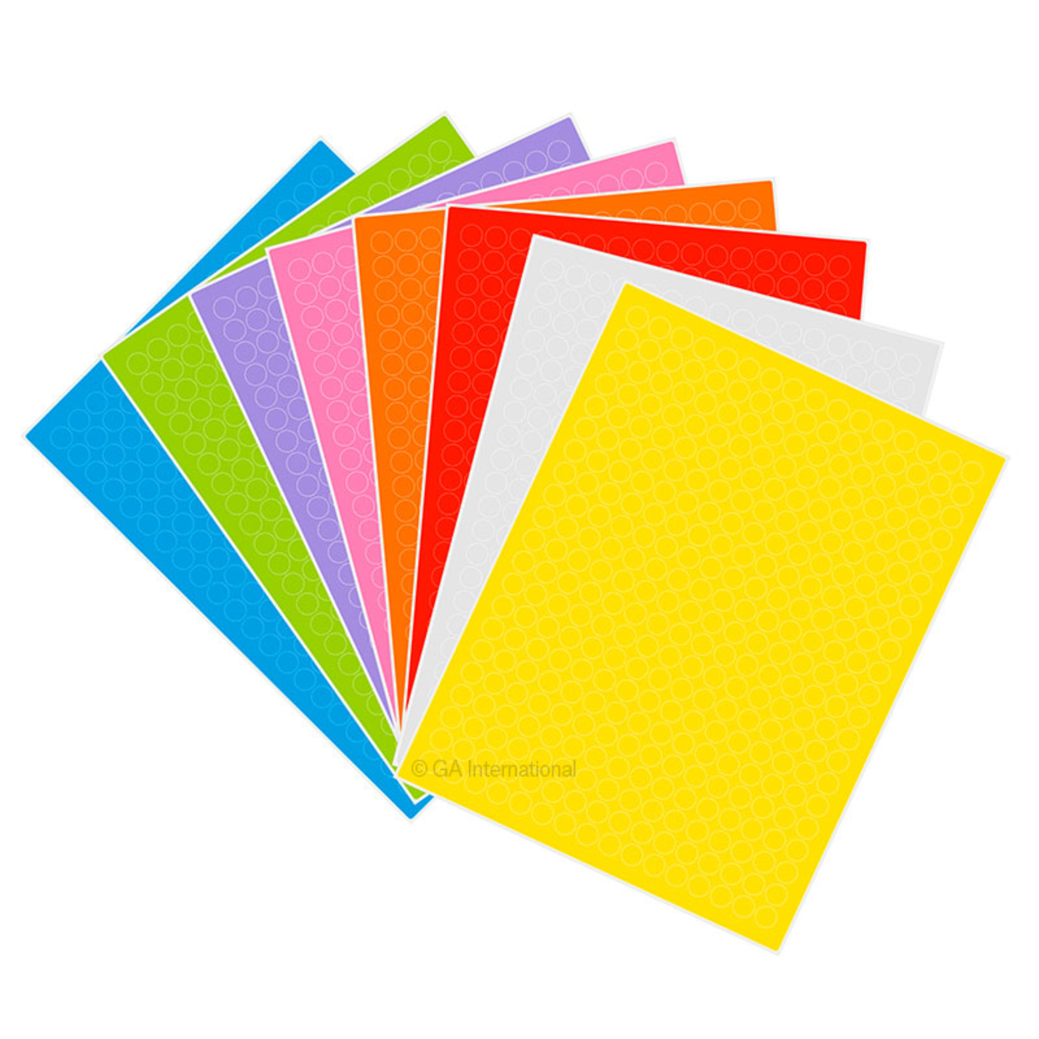 LabTAG 0.43" Circle Cryogenic Labels (Assorted Colors) CLA-48A8