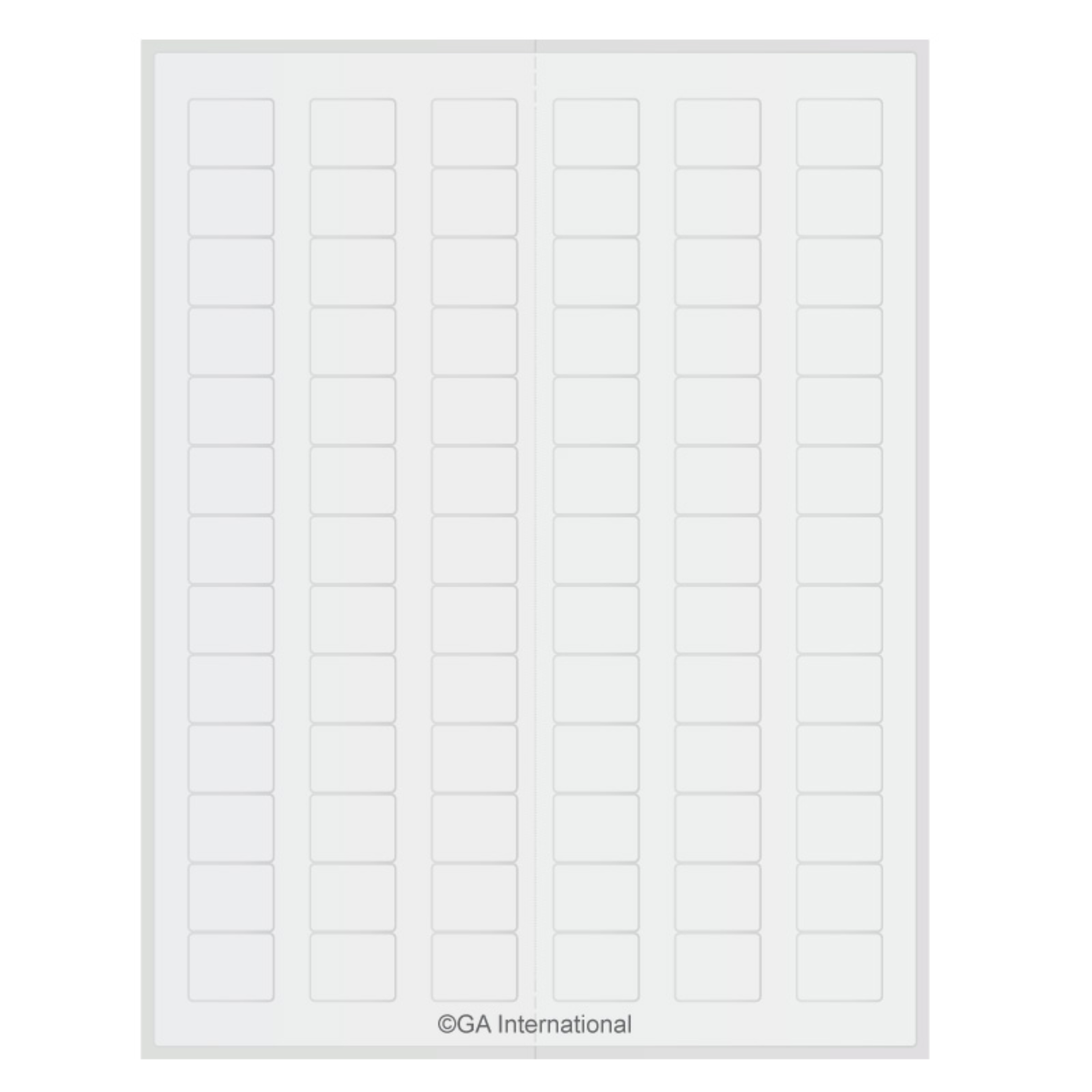 LabTAG 0.94" x 0.77" Cryogenic Laser Labels (White) CLA-4WH