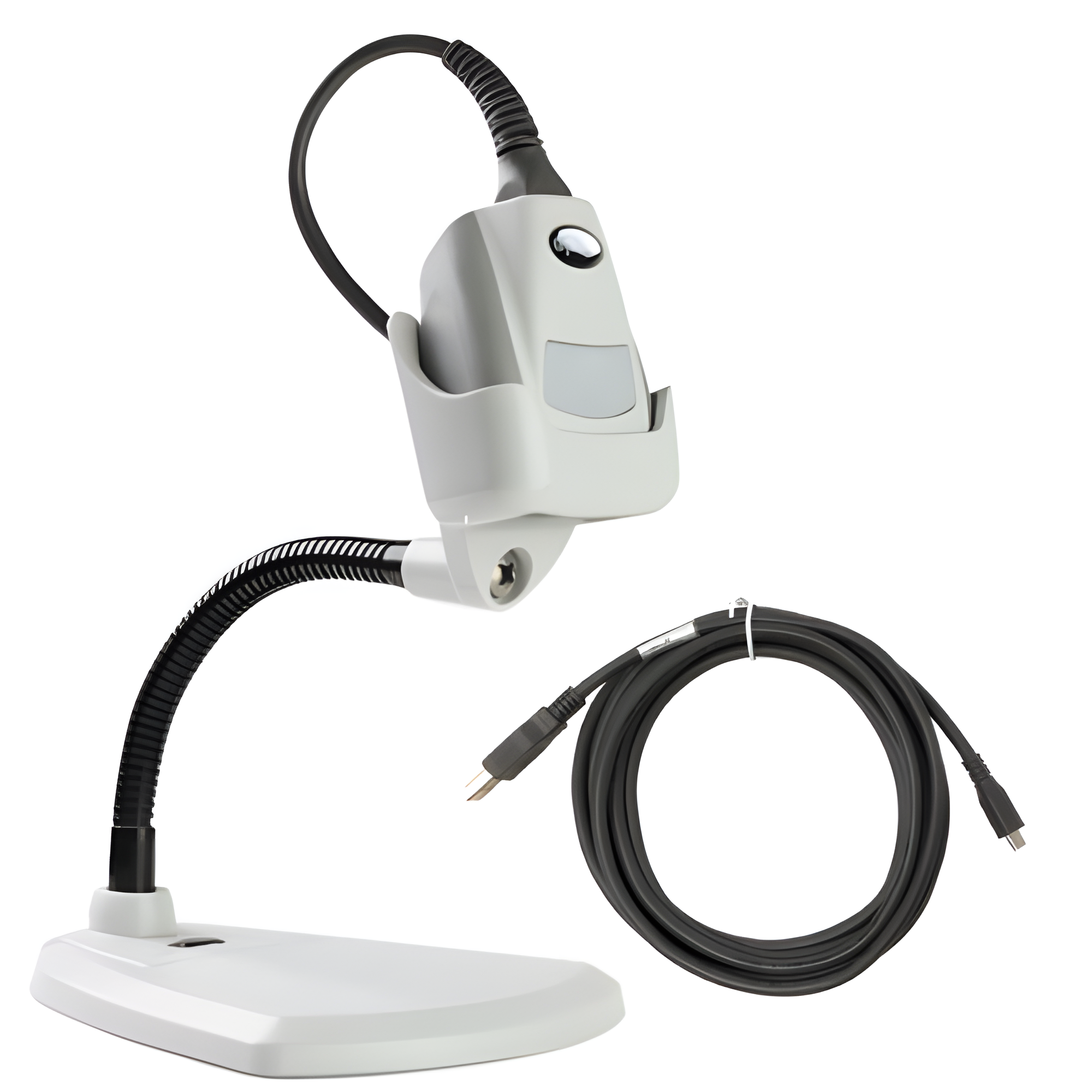 PDC CR1500 Barcode Scanner [6ft Straight USB-C Cable, CodeShield] CR1500-K101-C500C-US2