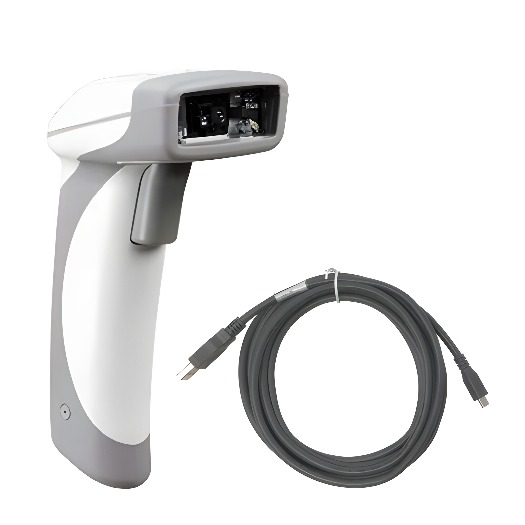 Code CR1500 Barcode Scanner [6ft Coiled USB-C Cable, CodeShield] CR1500-K101-C500C