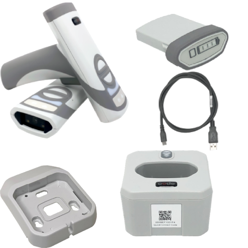 Code CR2700 Barcode Scanner Kit [Bluetooth, CodeShield] CR2701-100-A271-C36-FIPS