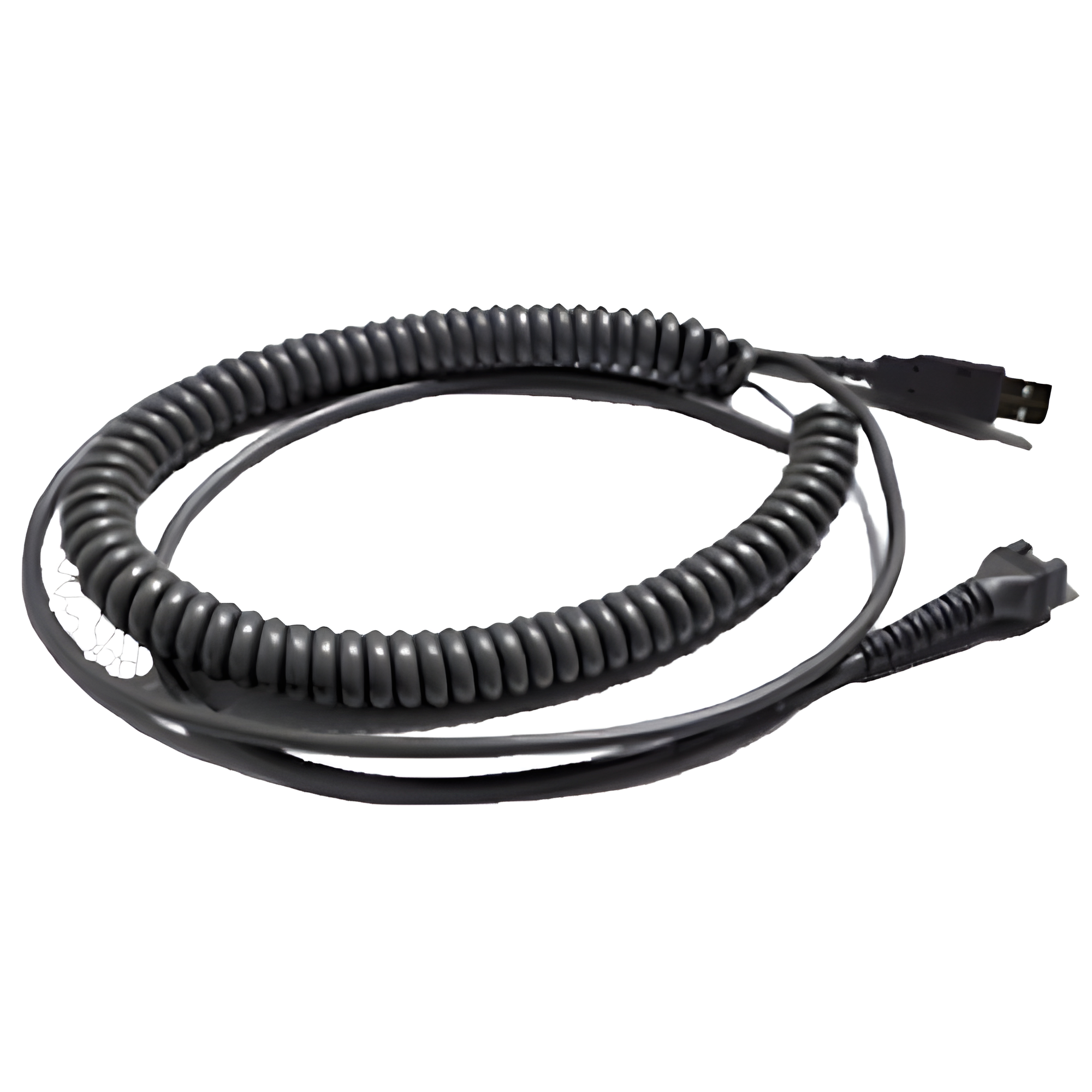 CRA-C516 - PDC 8' Coiled RS232 Cable w/Power Jack